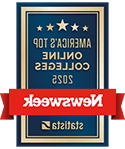 Newsweek America's Top Online Colleges logo